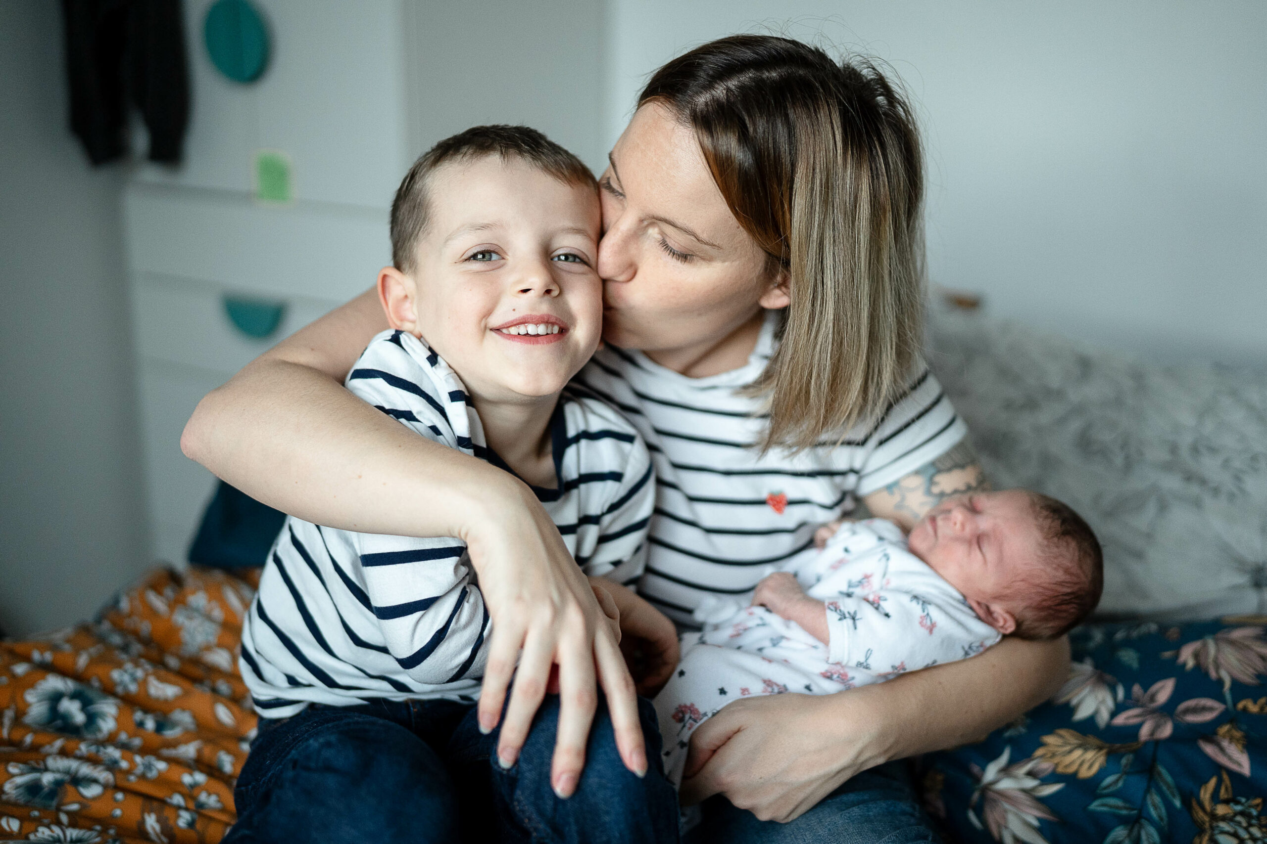 Une séance photo de famille pour se souvenir des petits instants du quotidien