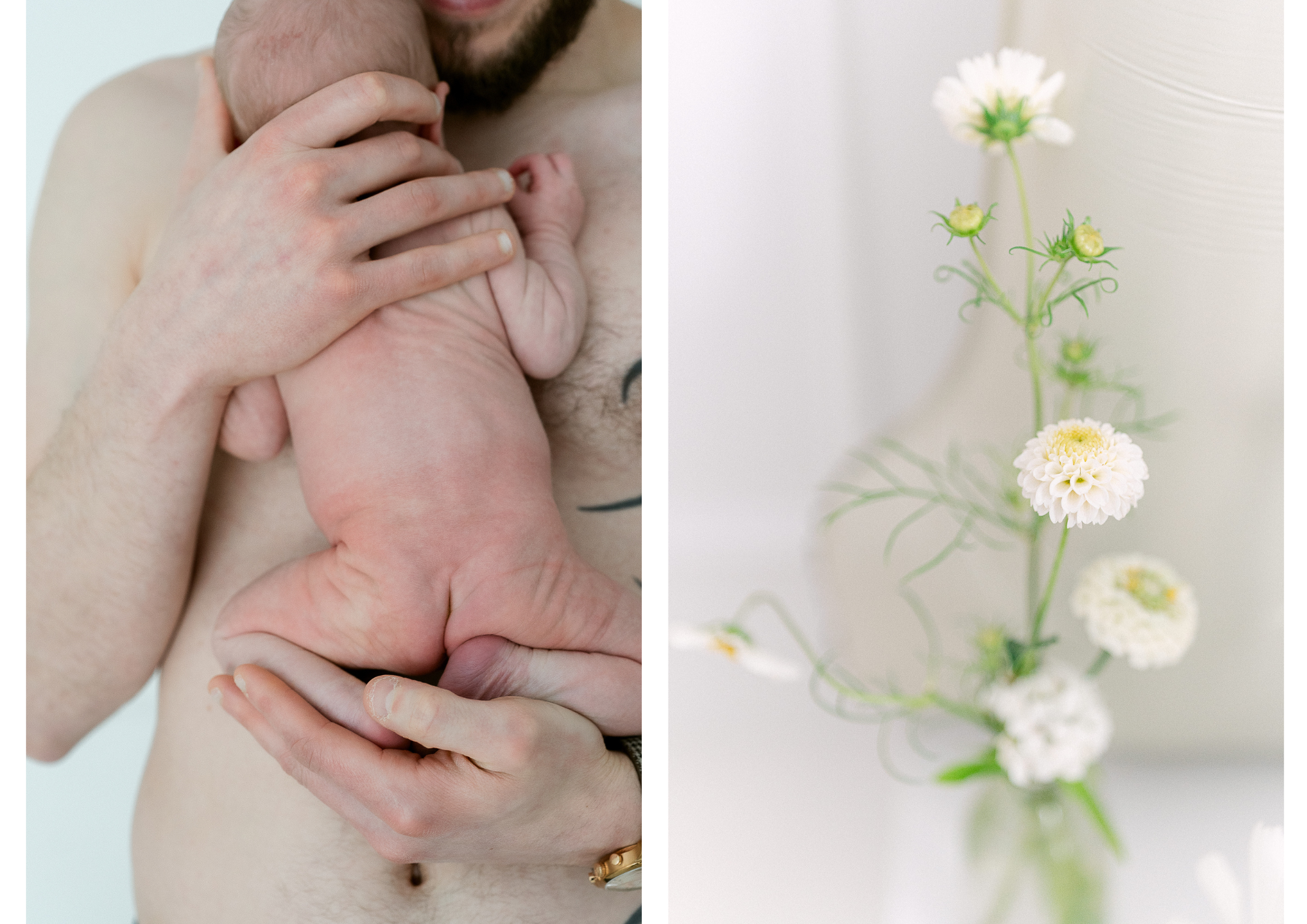 photographe de naissance en studio à Reims