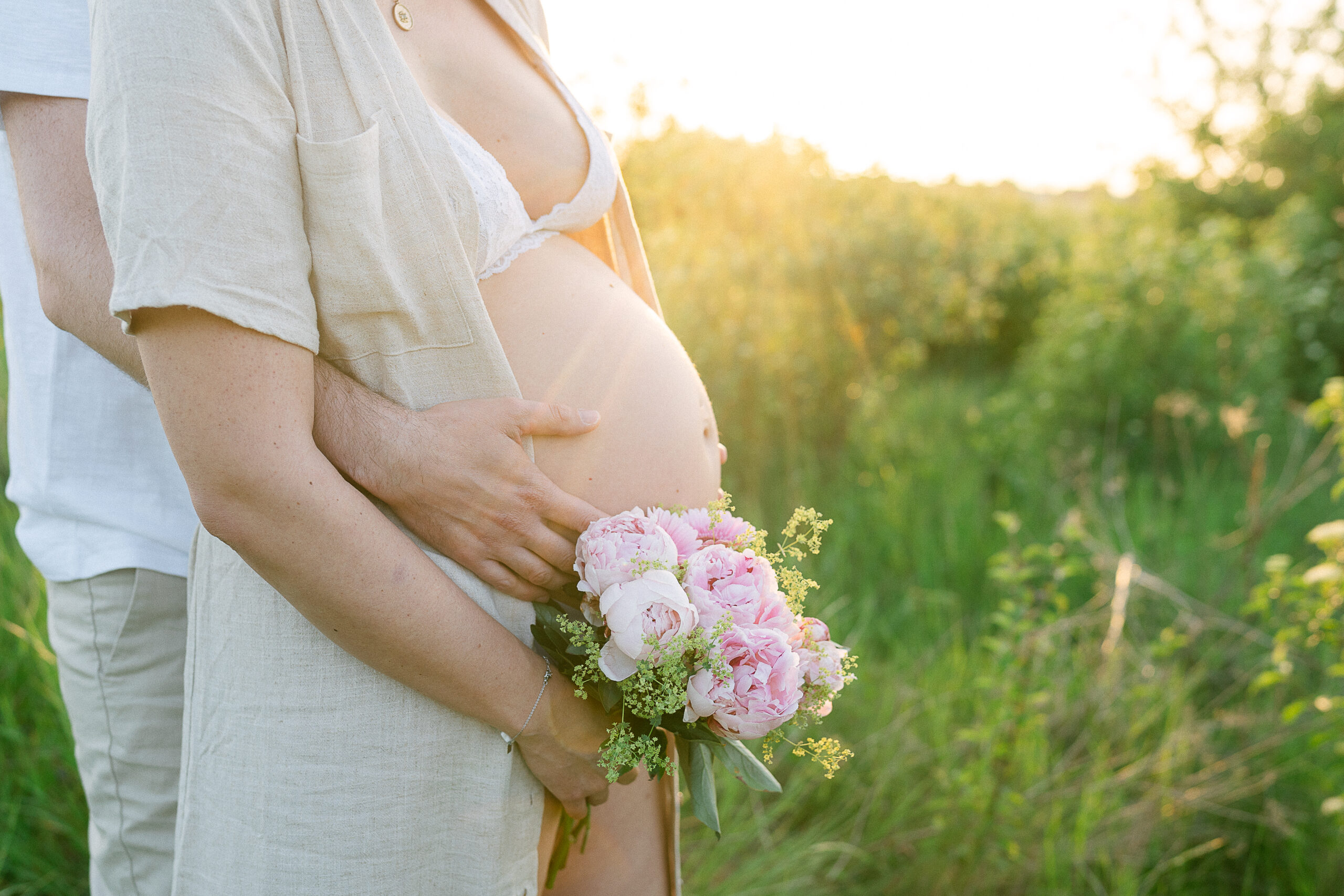 Photographe grossesse extérieur naturel Reims
